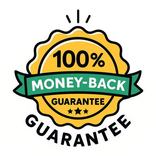 100% Money-Back Guarantee 3